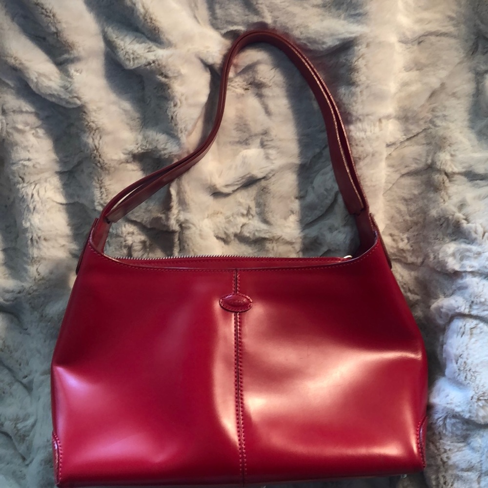 Tod’s Red Leather Purse